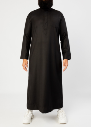 Saudi Qamis “Signature” Zwart van Qamis.nl