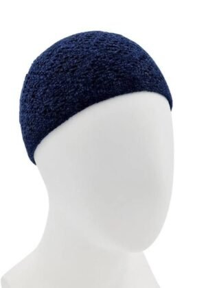 Gebedsmuts 'Velvet Subtle' Marineblauw