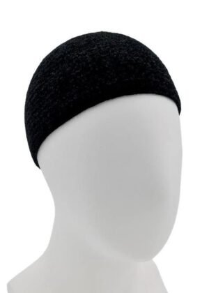 Gebedsmuts ‘Velvet Basic’ Zwart
